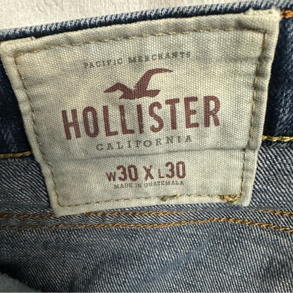 W30XL30 Hollister Blue Denim Jeans